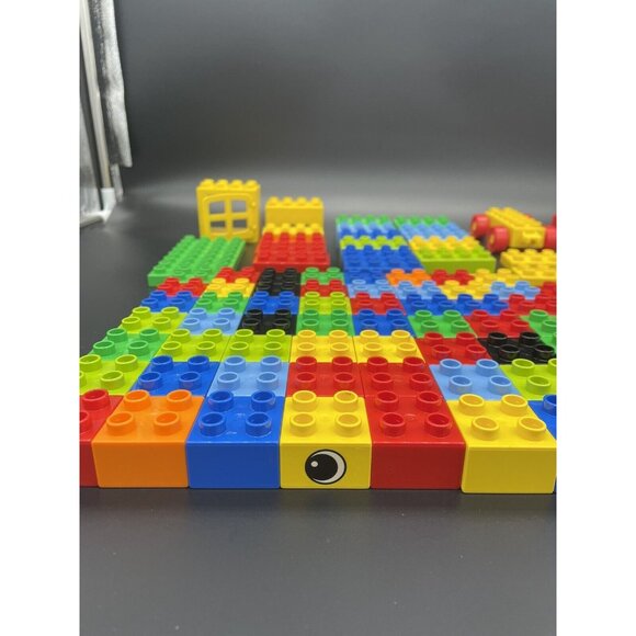 Lego Duplo Lot Toddler Blocks Mixed 95 Pieces Primary Bright Colors Learning Toy - Picture 3 of 10